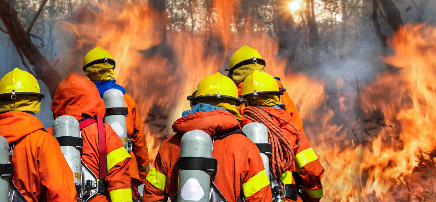 Los mejores cascos para bomberos forestales